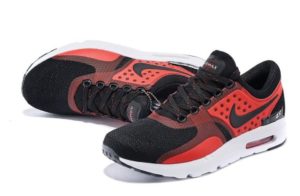 Nike Air Max Zero черные с красным (39-44)