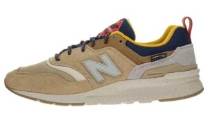 New Balance 997H бежево-серые с синим замшевые мужские (40-44)