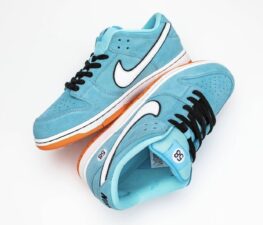 Nike SB Dunk Low Club 58 Gulf голубые нубук мужские (45-48)