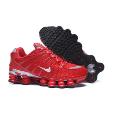 Nike Shox TL красные с серебряным мужские (39-44)